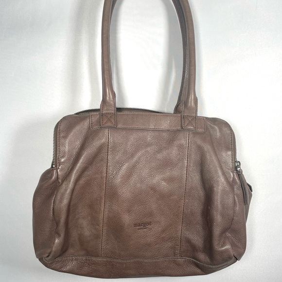 Margot Leather Purse Greyish Brown - Picture 1 of 8
